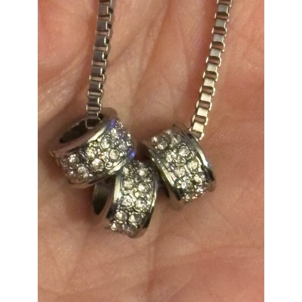 Macy’s NWT Silver Tone Necklace 16”